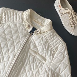 Me Jane Quilted Jacket Gold Accents Large